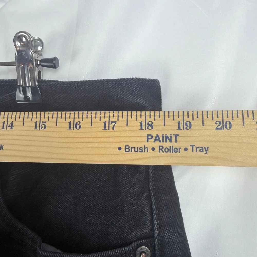 Levis‎ 501 Original Fit Mens Black Straight Leg Button Fly Jeans 36x32 A9563-99